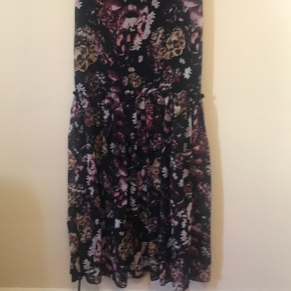 Bebe Draped Ruffle Maxi Dress - Picture 6 of 7